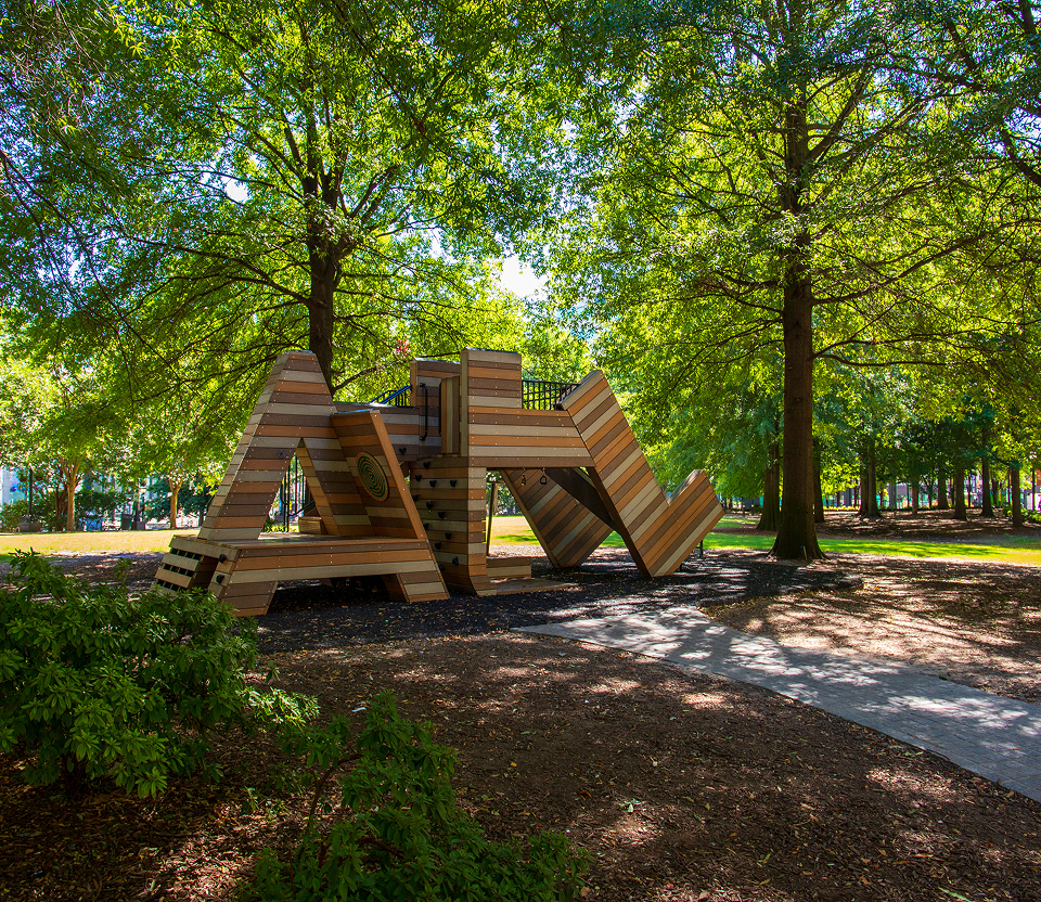 ATL sign at an Atlanta park